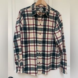 LLBEAN Scotch Plaid Flannel